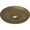 Ekena Millwork Berkshire Ceiling Medallion (Canopies up to 6 3/8"), 20 1/8"OD x 3 7/8"ID x 1 7/8"P, Mississippi Mud CM20BE1MMF - alternate 5